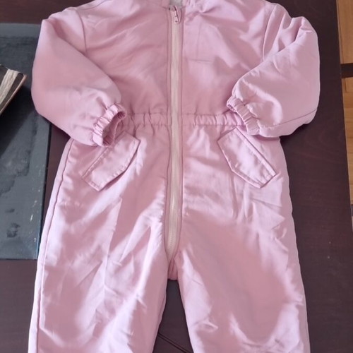 Baby jumpsuit/jacket like new with fleece lining
