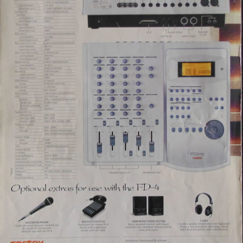 4 Channel Digital Cassette Recorder Fostex FD-4 New