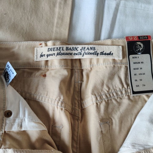Diesel Cochise vintage jeans καινούργιο, μέγεθος W26, μπεζ