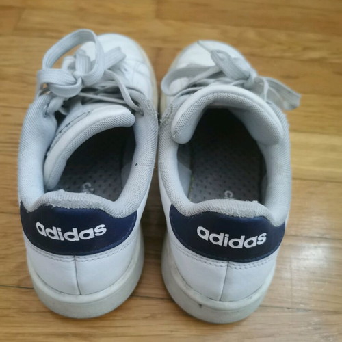 Adidas women's shoes used, white-blue, size 36