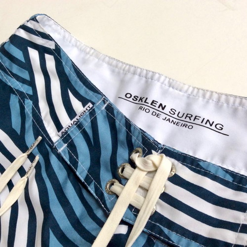 Osklen Men's Surfing Board Swimwear Size S like new, petrol blue