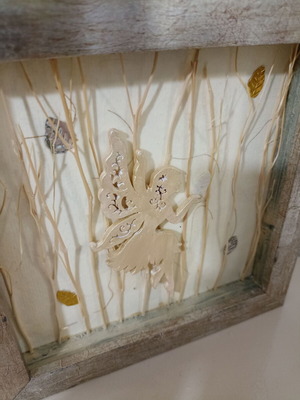 Wooden fairy frame like new