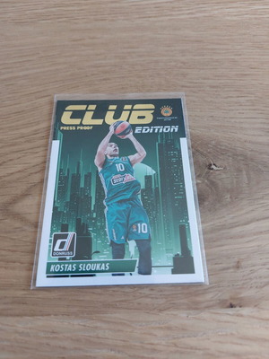 Panini Donruss Euroleague 2023-2024 Insert Club Edition Press Proof card like new