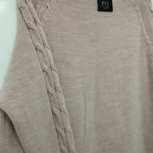 Long knitted cardigan dusty pink like new
