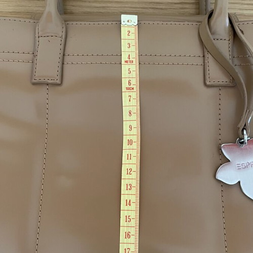 Esprit beige/tan vintage tote handbag