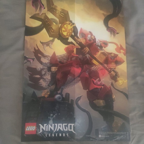 Lego Ninjago Legends poster new, exclusive from Fire Knight Mech set