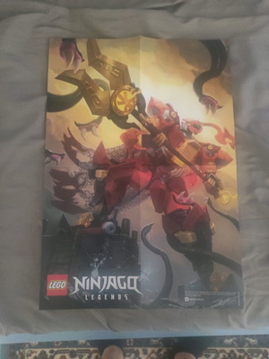 Αφίσα Lego Ninjago Legends καινούργια, exclusive από σετ Fire Knight Mech