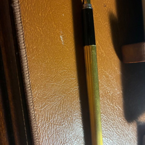 Aurora pen Marco Polo vintage used, gold plated with 14kt nib