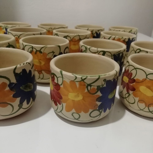 Ceramic bowls used from Marousi, pack of 14 pieces