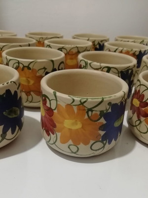 Ceramic bowls used from Marousi, pack of 14 pieces