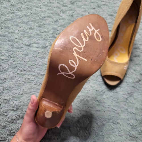 Replay women's pumps used, mustard color, size 38