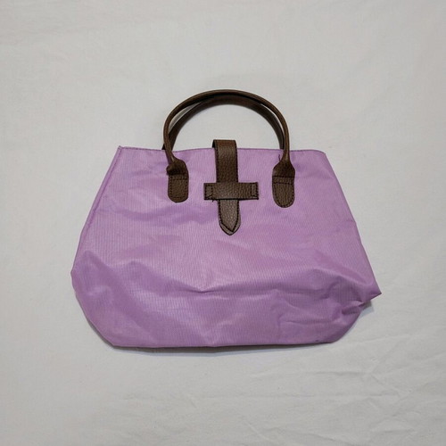 Handbag lilac with brown details like new