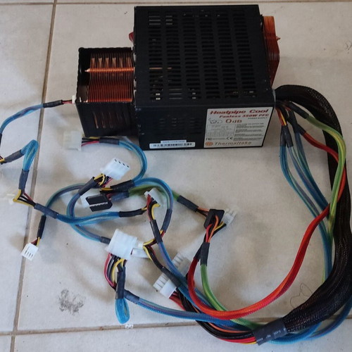 Thermaltake 350W Fanless PFC power supply used