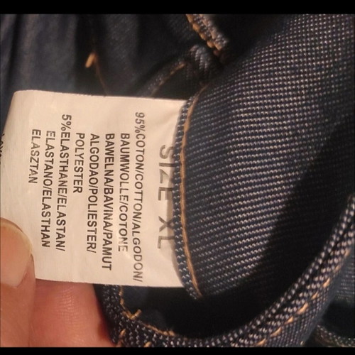 Pants pack of 2 used, one blue and one black, size XL