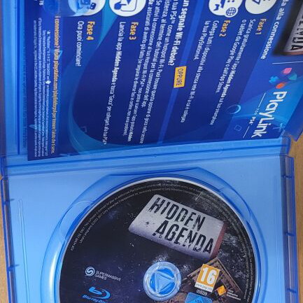 Hidden Agenda PS4 game, European version