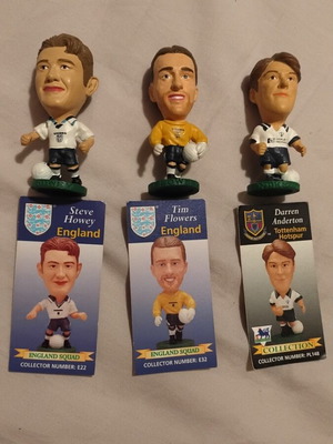 Φιγούρες ποδοσφαίρου England Squad με συλλεκτικές κάρτες, σαν καινούργιο