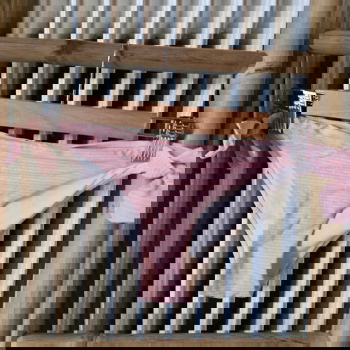 Магио долна част M меко розово с райета регулируемо