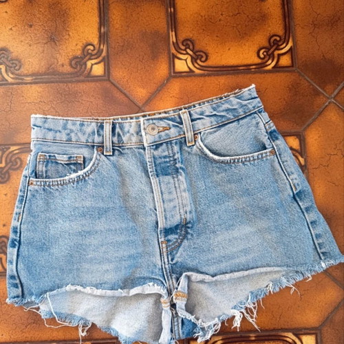 Denim shorts new, size S 36 8, blue