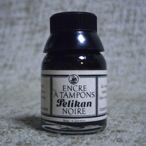 Pelikan Blue-Black and Pelikan Black Germany ink set, new with box, vintage