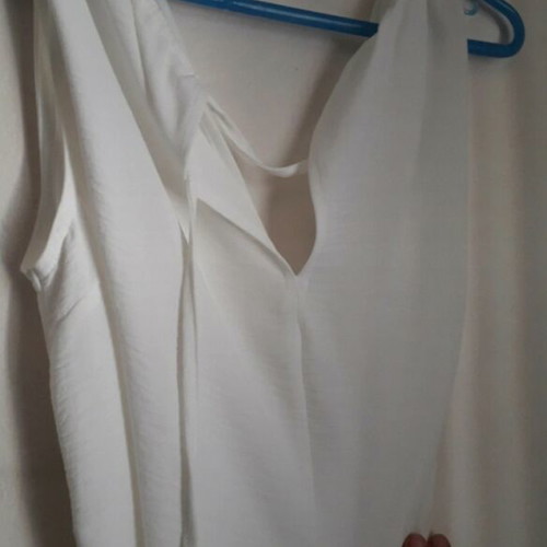 White one-piece jumpsuit like new, size M