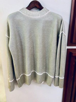 Hugo Boss metallic sweater XL like new, gray silver