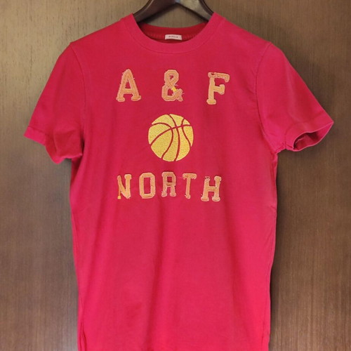 Abercrombie & Fitch Men's T-shirt red Muscle Fit size M like new