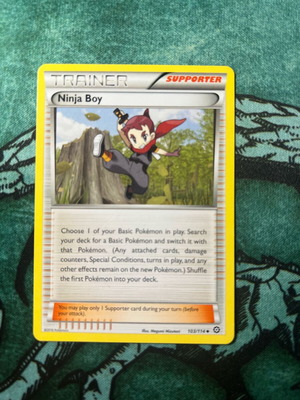Ninja Boy Pokemon XY Steam Siege used