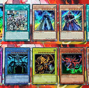 100x Διαφορετικές HOLO/FOIL ( Secret Rare + Ultra Rare + Super Rare ) Yu Gi Oh / YuGiOh Cards
