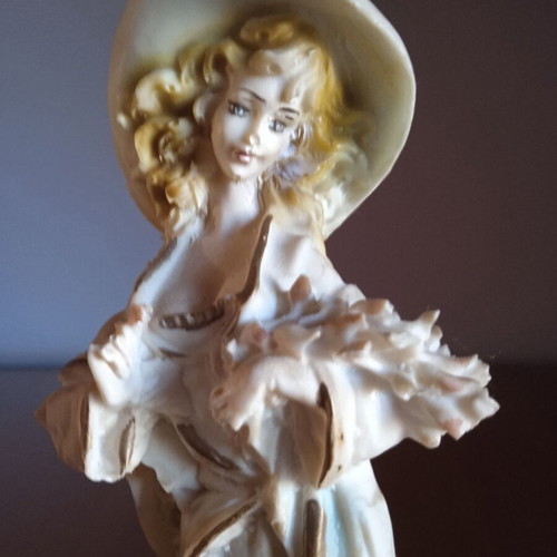 Decorative girl figurine, 26 cm