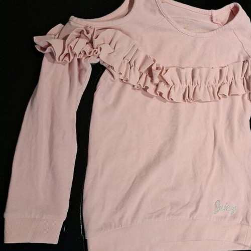 Juicy Couture pink blouse used for girl 7 years old