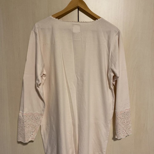 Victoria's Secret cotton nightgown pink, like new, long sleeve