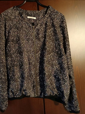 Camaïeu spring jacket like new, size Large/Medium, black