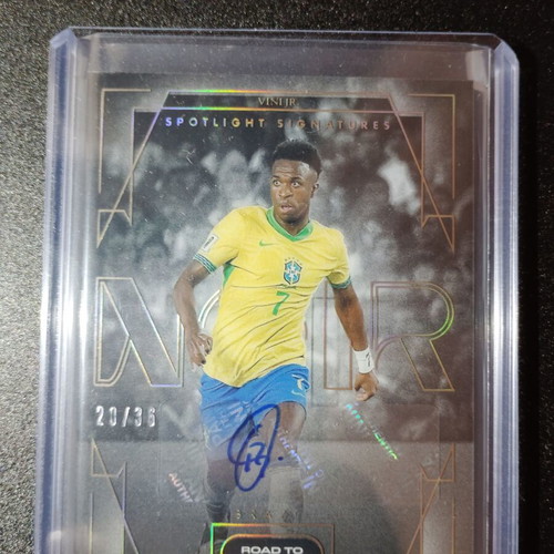 2026 Panini National Treasures Road to FIFA World Cup Spotlight Signatures Vinícius Júnior /36 new