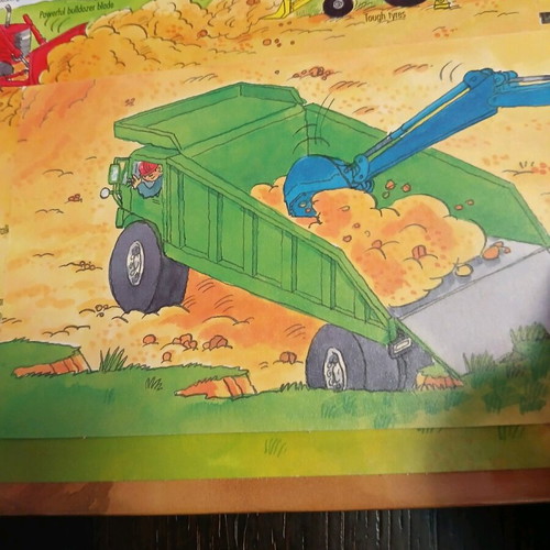 Building Site educational interactive book like new, English