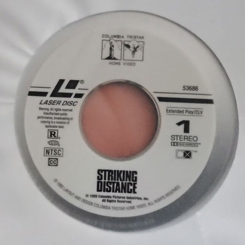 Striking Distance LaserDisc used, drama