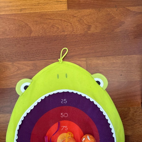 B Toys Hungry Toss Frog used