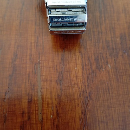 Swatch Irony watch used, metal bracelet, silver color