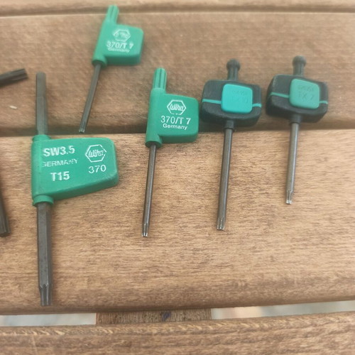 Wiha Wera Allen and Torx set used