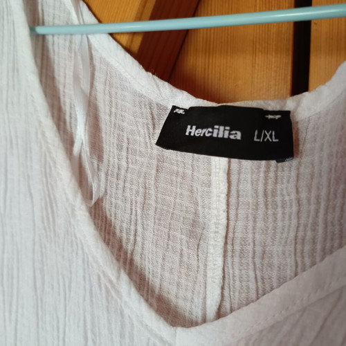 Hercilia beach dress L/XL like new, white