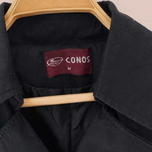 Cosmos trench coat like new, black and dark blue, size M
