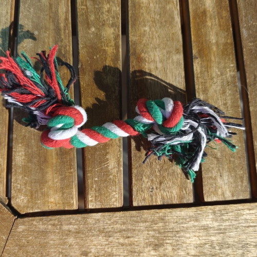 Dog toys used, assorted set