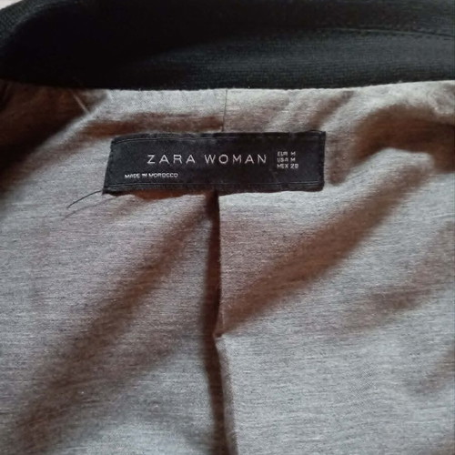 Zara classic blazer, black