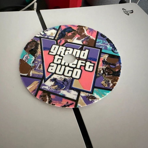 GTA VI 3D Printed Image of Missing Disk New