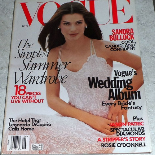 Vogue magazine 1998 Sandra Bullok like new