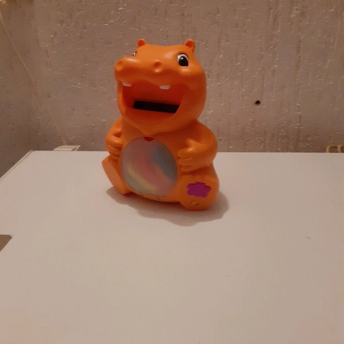 Educational hippopotamus toy like new