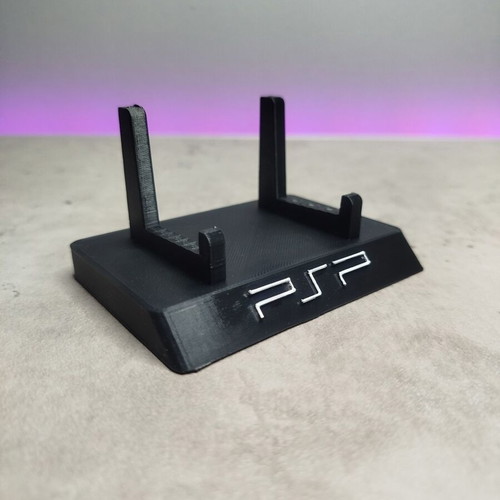 PSP stand with silver logo new