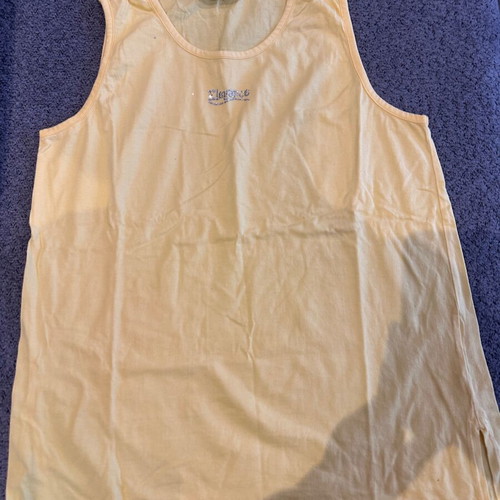 Yellow blouse used, size L