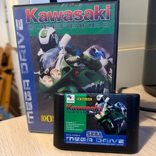Kawasaki Superbikes Sega Mega Drive game used