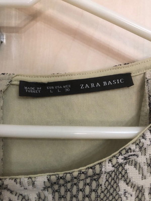 Γυναικείο αμάνικο φόρεμα Zara like new, μέγεθος L