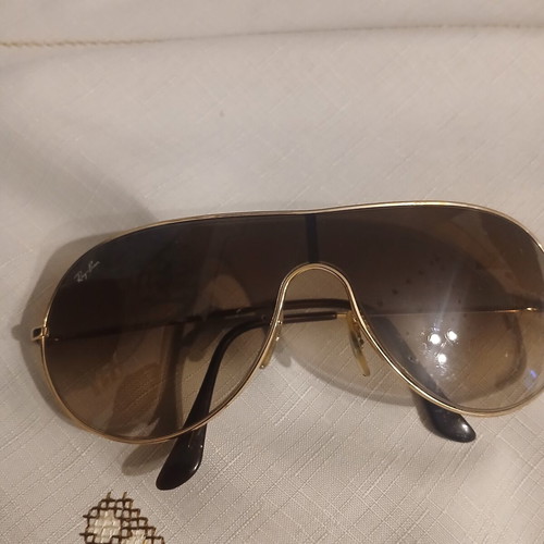 Ray Ban 3280 vintage sunglasses like new, gold color, small size